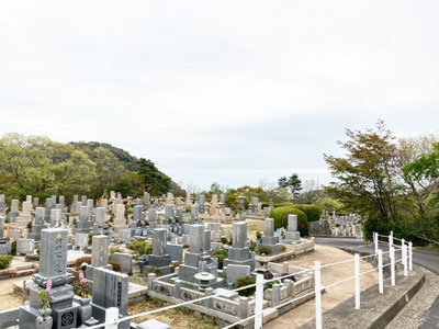 鵯越墓園のつつじ地区へのアクセス