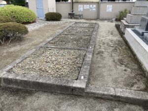 丸橋墓地（宝塚市）の空き区画