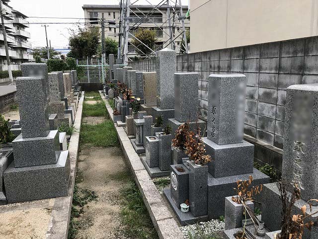 尾浜共同墓地のお墓