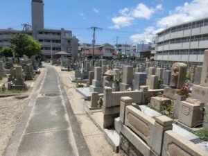 西宮市立上鳴尾墓地（西宮市）のお墓