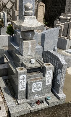 安養寺で墓誌を設置させていただきました（西村様）