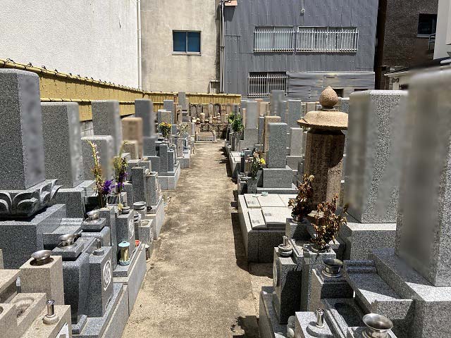 来迎寺墓地（築島寺墓地）（神戸市兵庫区）のお墓