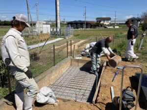 清水墓地（明石市）のお墓の工事