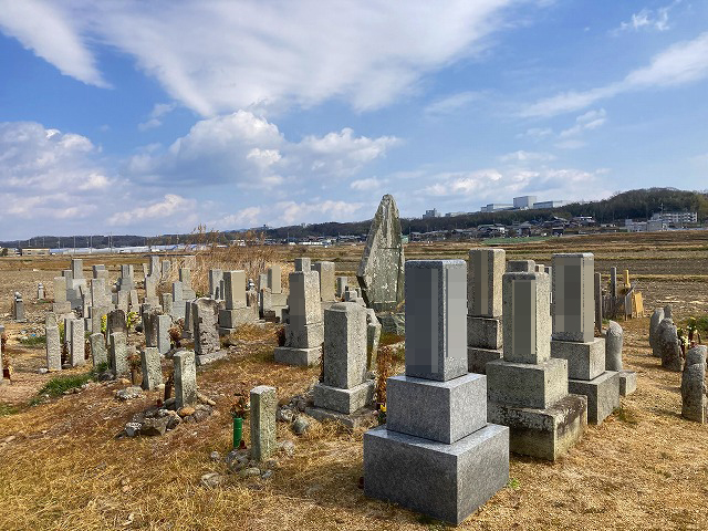 堅田墓地（神戸市西区）の埋め墓