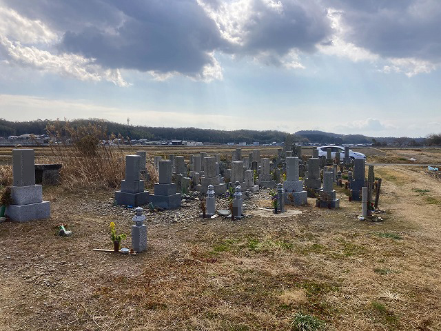堅田墓地（神戸市西区）の埋め墓