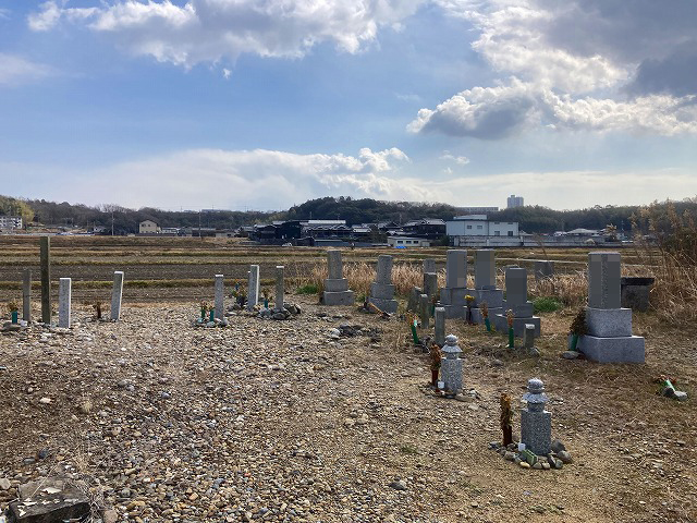 堅田墓地（神戸市西区）の埋め墓