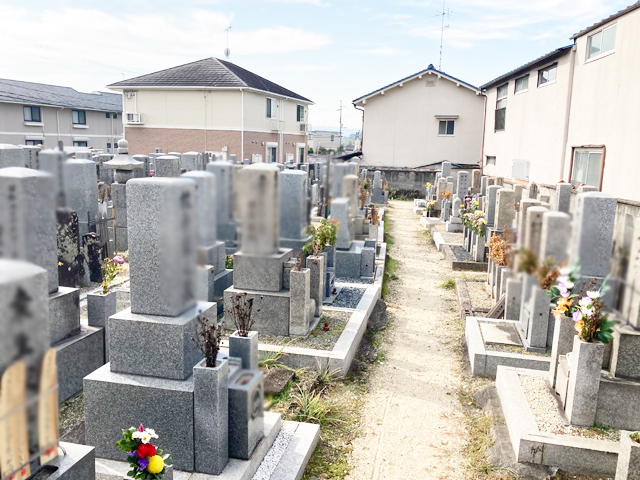 長池・観音堂共同墓地（京都府城陽市）