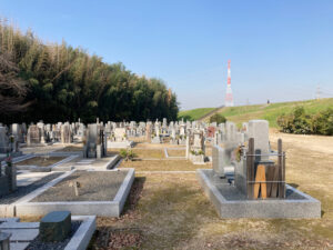 水主墓地（城陽市）のお墓