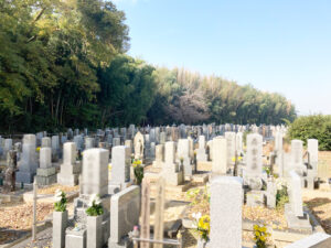 水主墓地（城陽市）のお墓