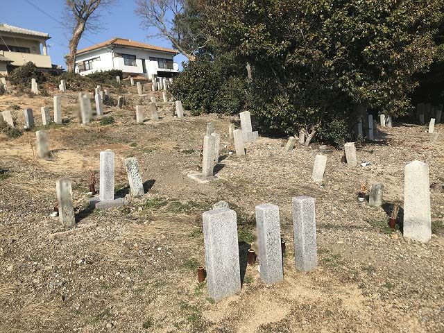 松江西畑墓地（明石市）のお墓