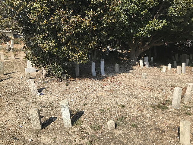 松江西畑墓地（明石市）のお墓