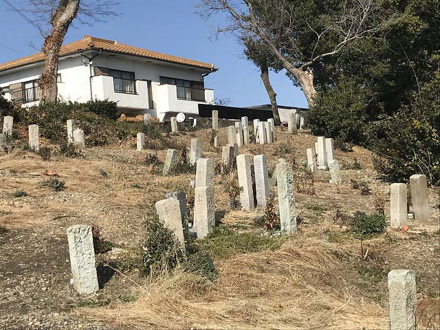 松江西畑墓地（明石市）のお墓