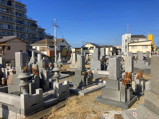 米田新・古新墓地（高砂市）のお墓