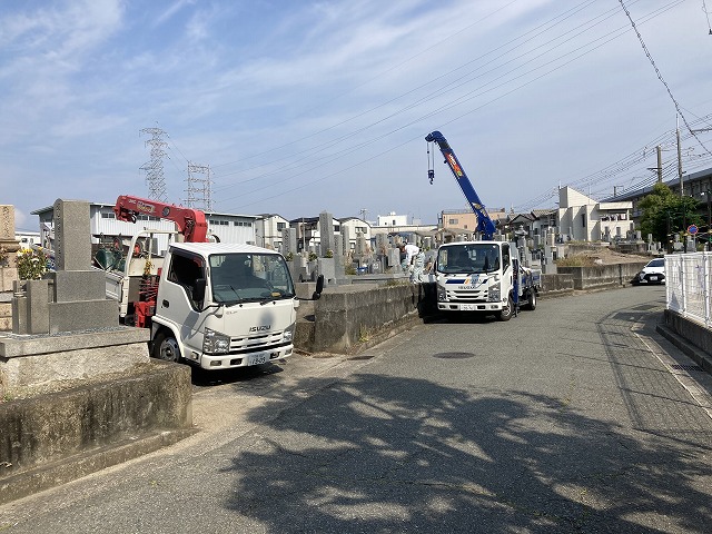 食満墓地（尼崎市）のお墓