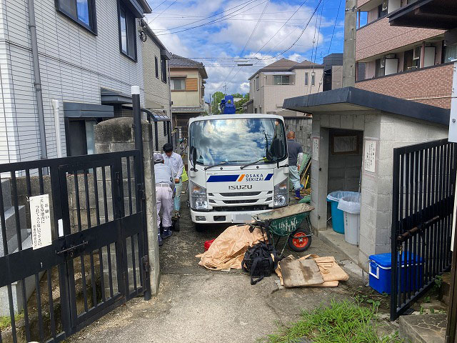 塚口本町霊園（尼崎）でのお墓の工事