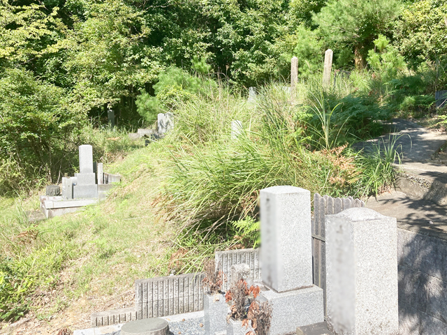 鹿谷・柿花・奥条墓地（京都府亀岡市）