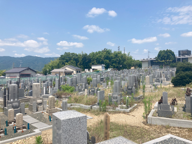 寺戸町北墓地（京都府向日市）