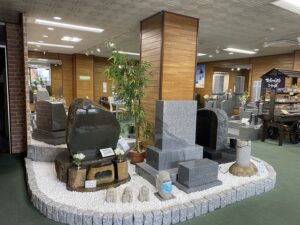 大阪石材神戸支店の展示場