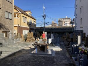 瓦林地区墓地（西宮市）で清祓い