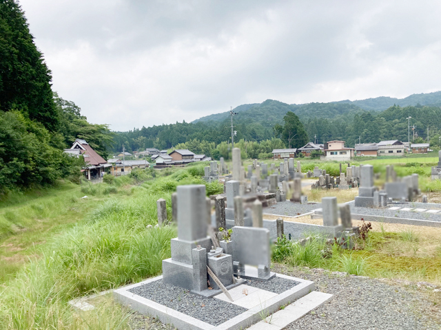 野殿墓地（京都府相楽郡南山城村）のお墓