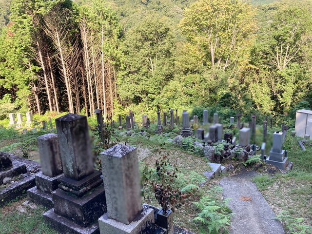 南大河原区墓地（京都府相楽郡南山城村）