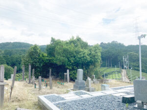 尾根墓地（京都府相楽郡和束町）のお墓