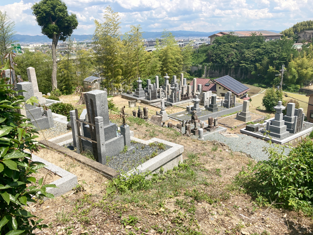 下海印寺財産区墓地（京都府長岡京市）