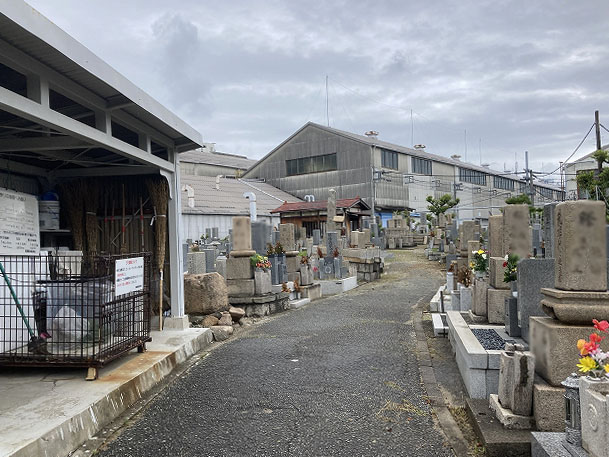 御園古墳墓地（尼崎市）のお墓