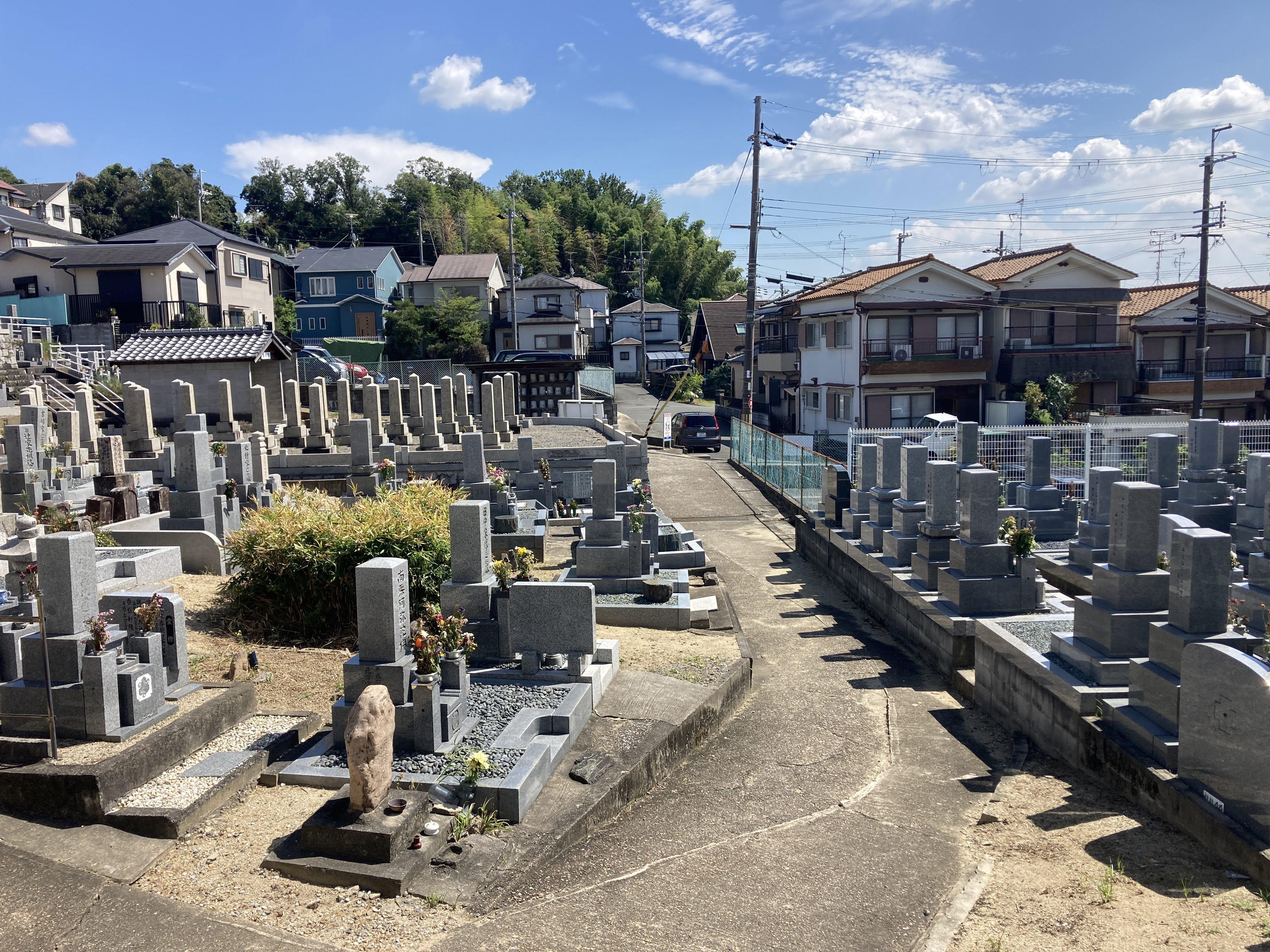 枚方市にあるお墓、楠葉墓地