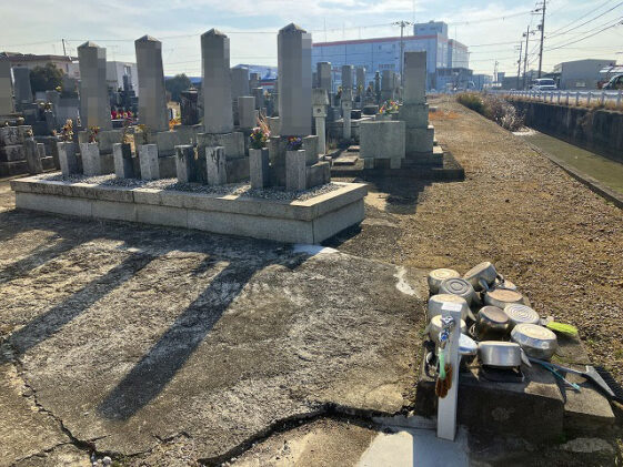 六分一西墓地（加古郡稲美町）のお墓