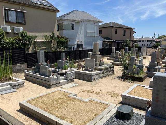 上新田財産区墓地（西宮市）のお墓