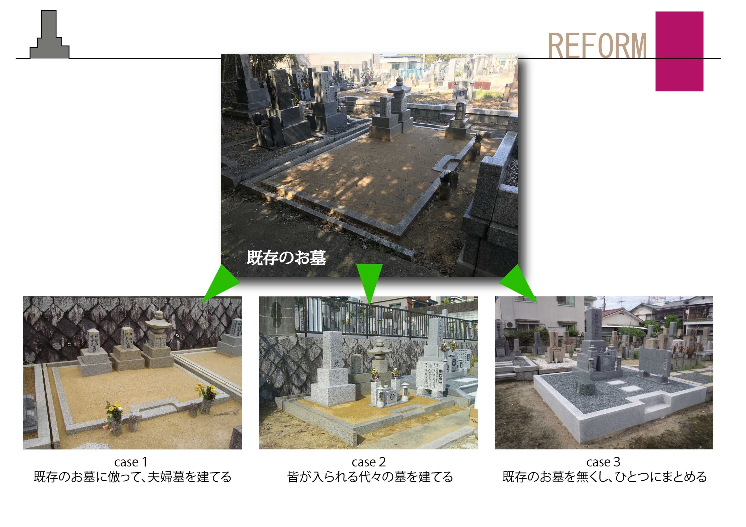 吉相墓　意味　リフォーム事例　写真　紹介