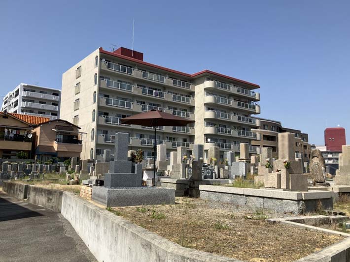 越水墓地（西宮市）のお墓