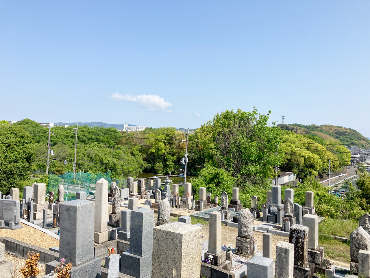 八幡市のお墓中ノ山墓地