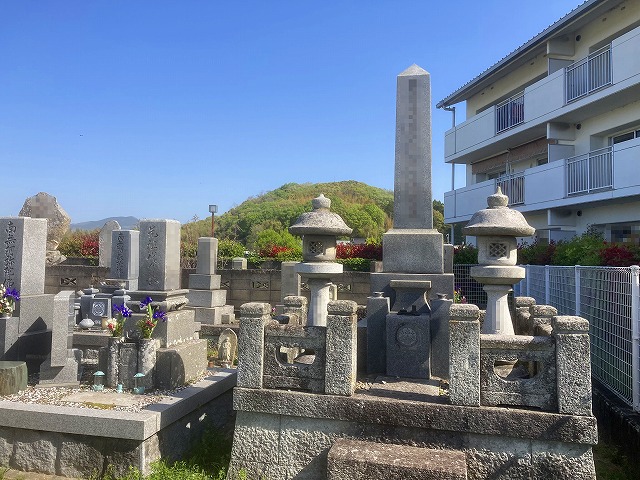 中臣西墓地（たつの市）のお墓