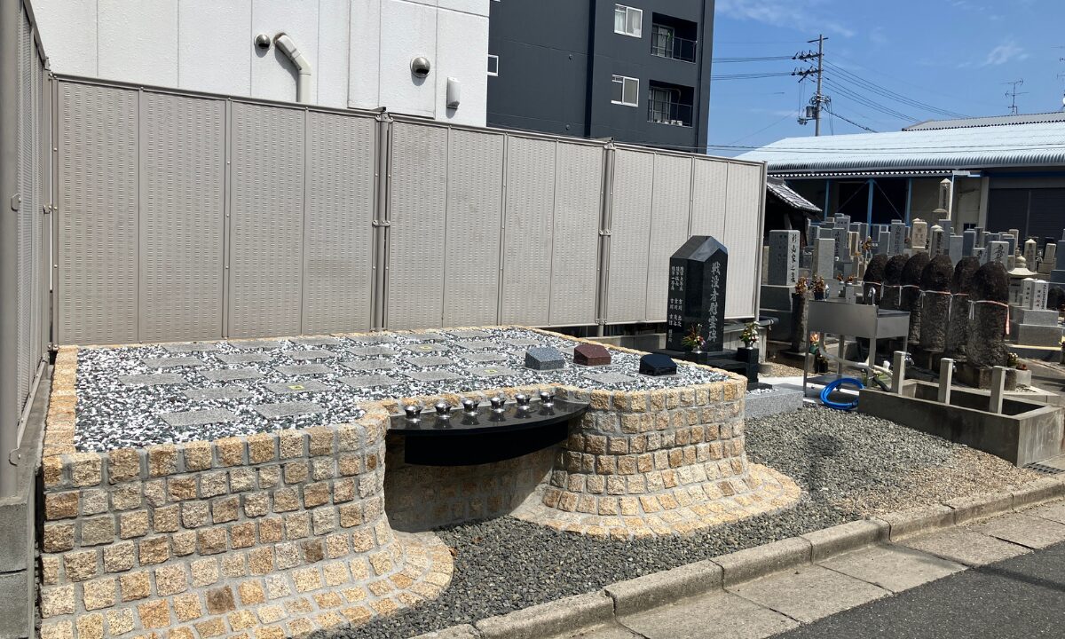 水走墓地(東大阪市)メビウス陵 永代供養墓 大阪石材工業