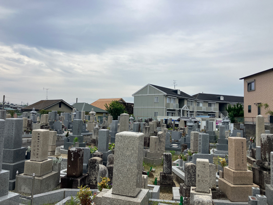 枚方市のお墓、長尾西墓地
