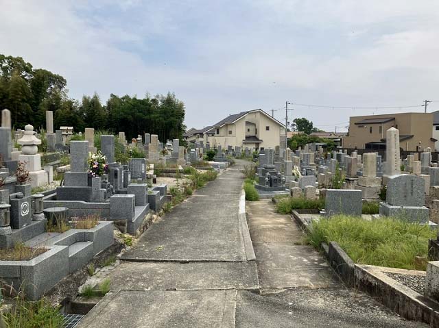 川面墓地（宝塚市）のお墓