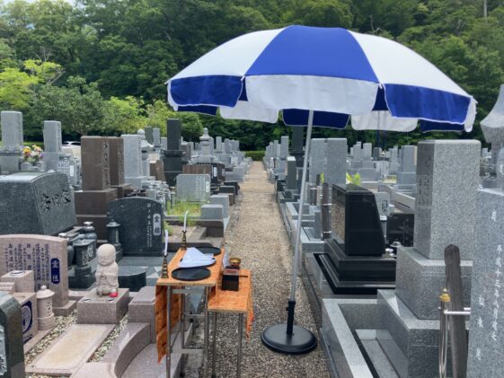 三田市霊苑の納骨、戒名彫刻