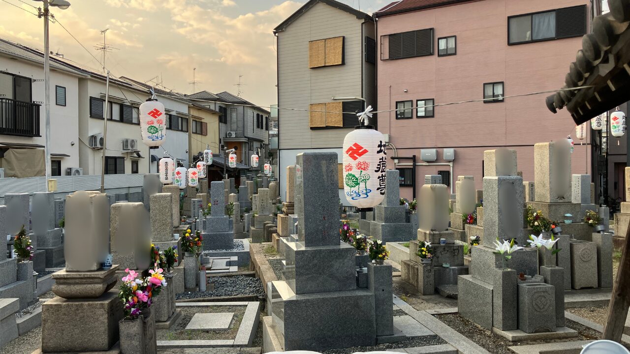 森河内本郷墓地（東大阪市）