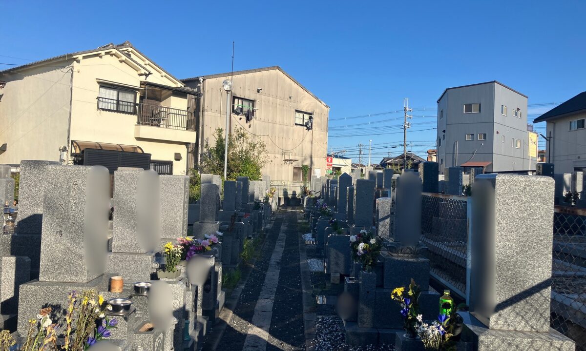 鳥飼下墓地（摂津市）戒名彫刻　大阪石材