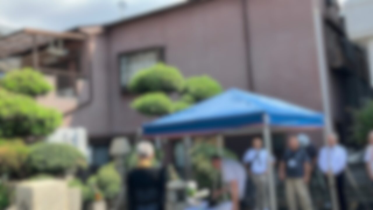 岩田墓地　慰霊碑　落慶法要