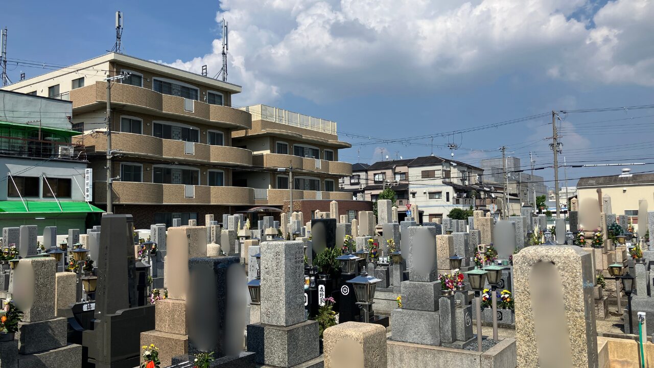 矢田富田町墓地（大阪市東住吉区）