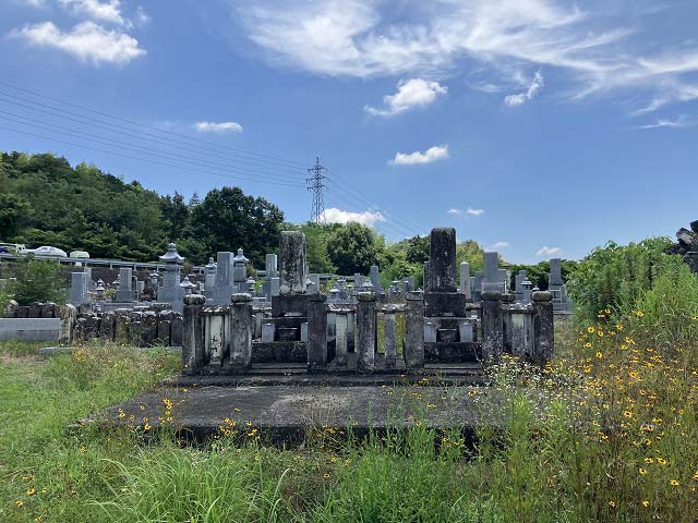 中富町北墓地（加西市）のお墓