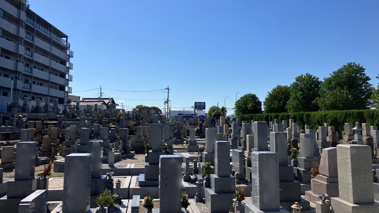 澤・浦田・窪田墓地（貝塚市）お墓の建立