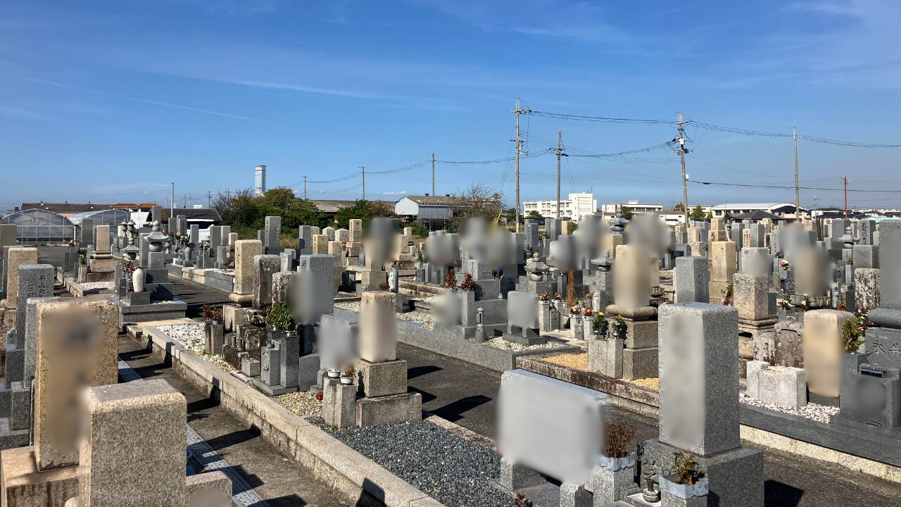 高倉墓地(東大阪市)戒名彫刻