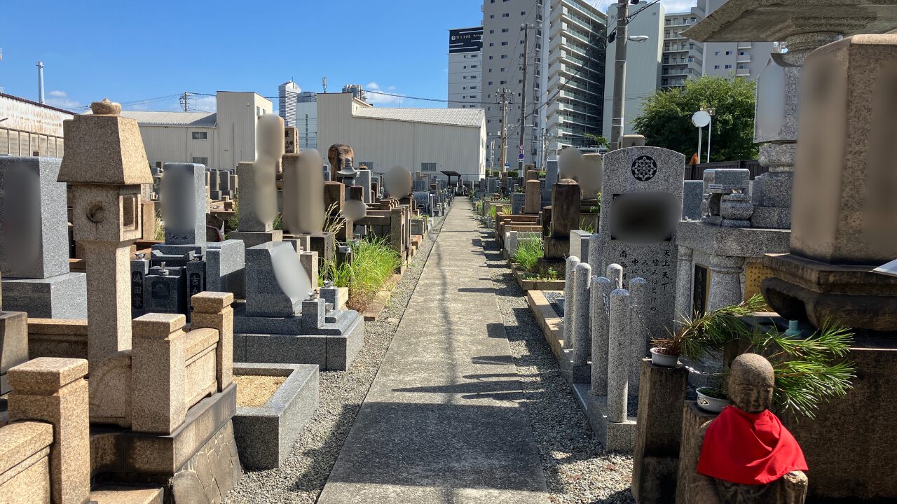 恩貴島・島田共同墓地（大阪市此花区）