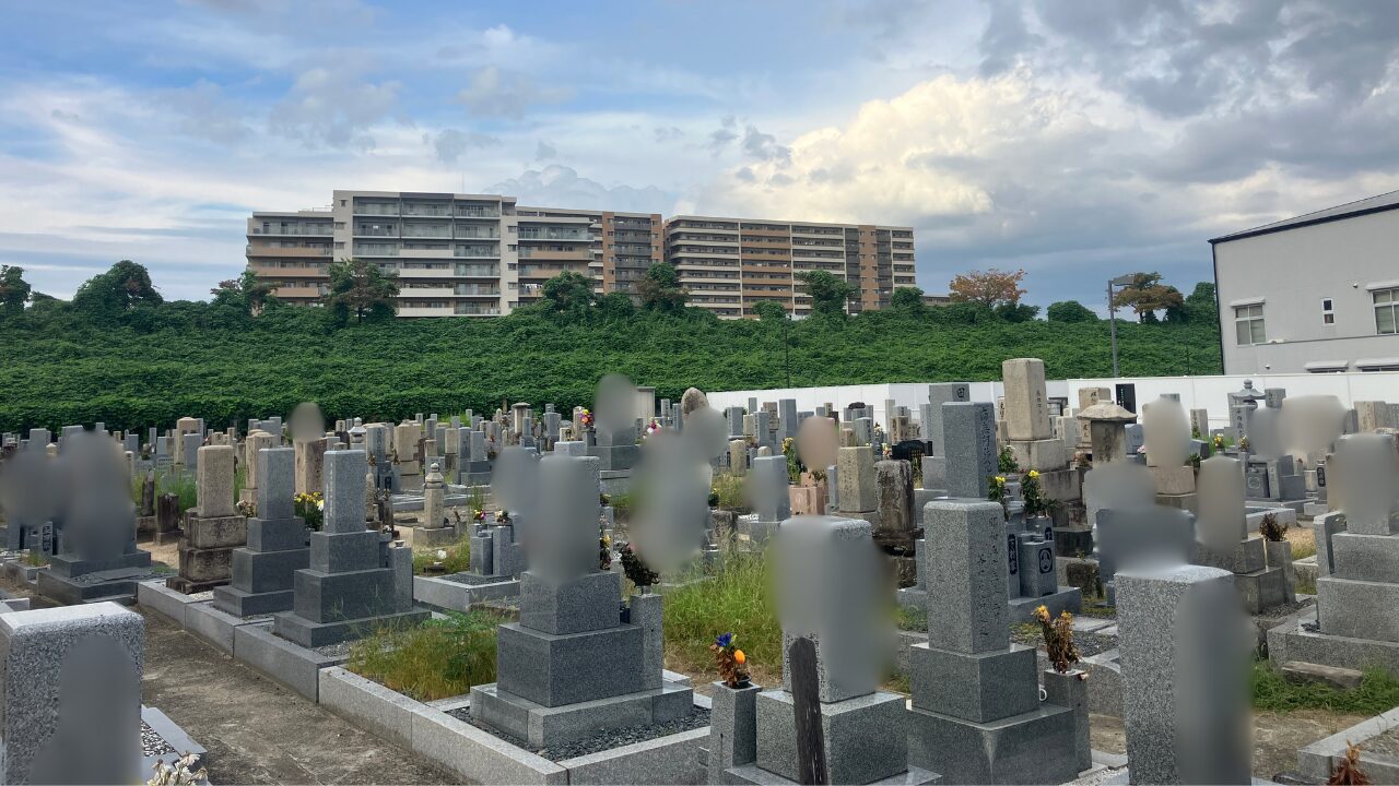 岡・新町墓地（枚方市）