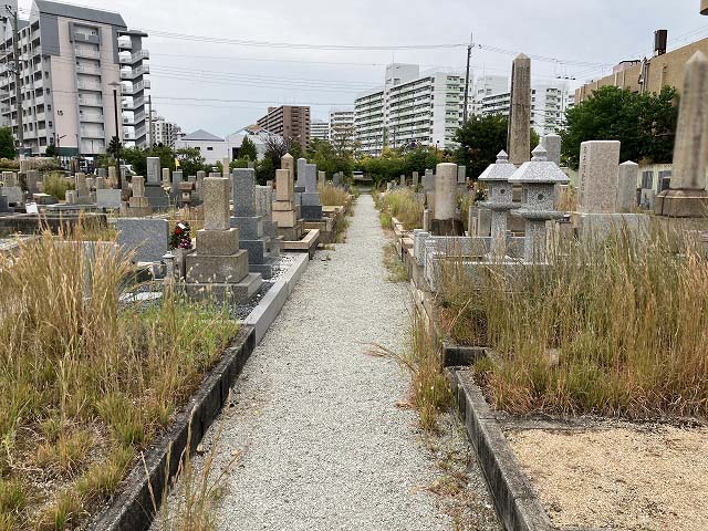 西宮市立上田墓地（西宮市）のお墓