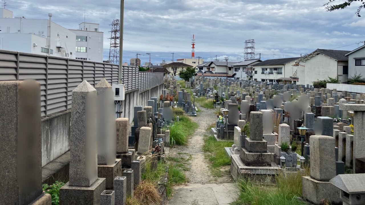 吹田市有川面墓地